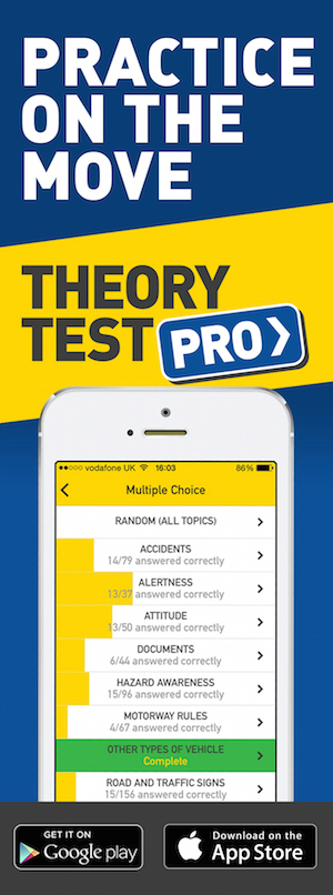 Theory Test Pro in partnership with www.abdrive.co.uk